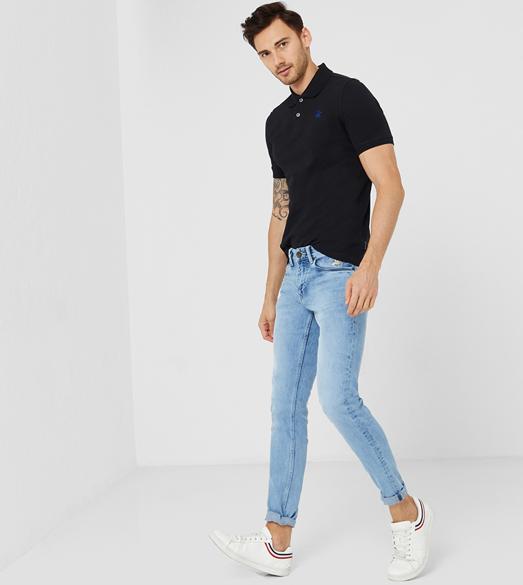 Stretch Pique Polo T-Shirt