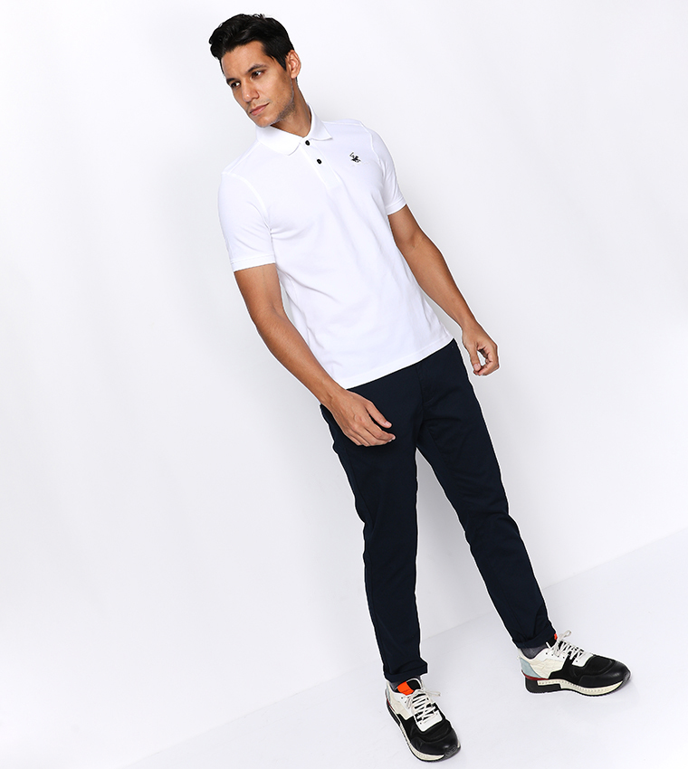Stretch Pique Polo T-Shirt