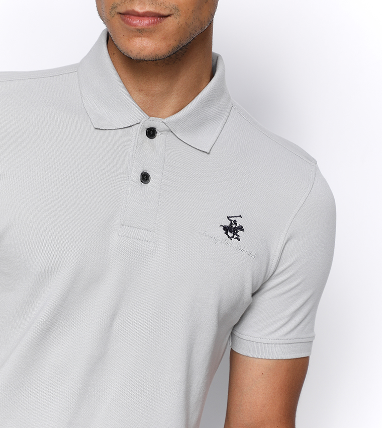 Solid Regular Fit Polo T-Shirt