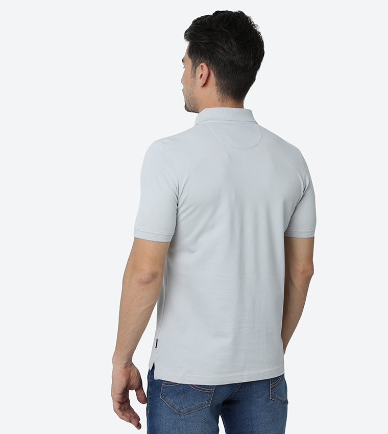 Logo Detail Short Sleeves Polo T-Shirt