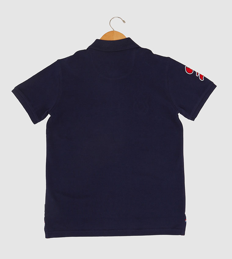 Boys Embroidered Polo T-Shirt