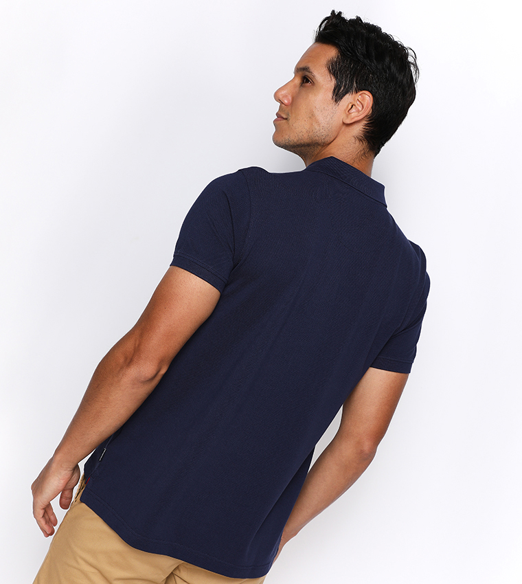Logo Embroidered Polo T-Shirt