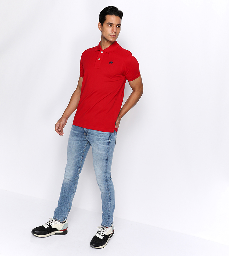 Logo Detailed Regular Fit Polo T-Shirt