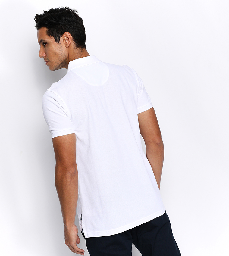 Solid Short Sleevess Polo T-Shirt