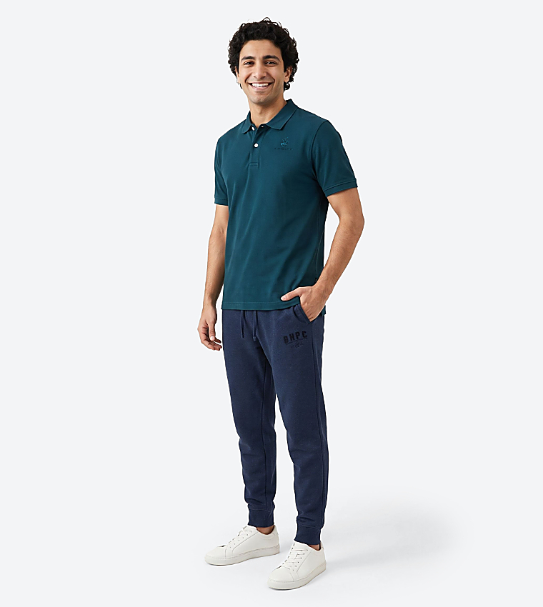 Logo Embroidered Short Sleeves Polo T-Shirt