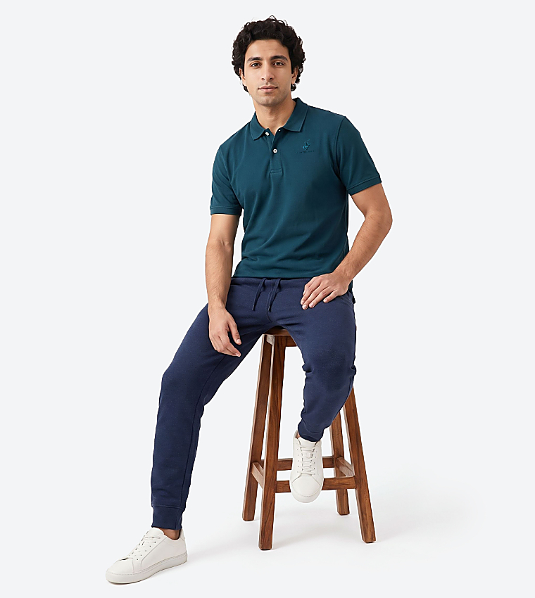Logo Embroidered Short Sleeves Polo T-Shirt