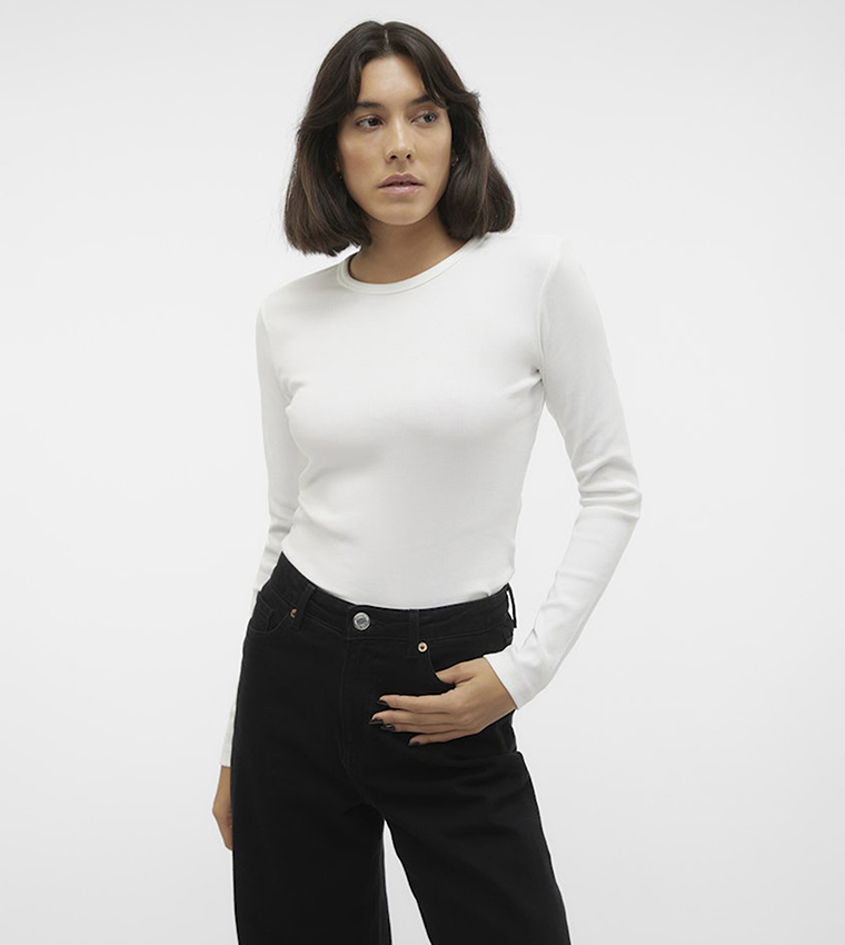 فيرو مودا  توبات كاجوال  - أبيض Casual Tops