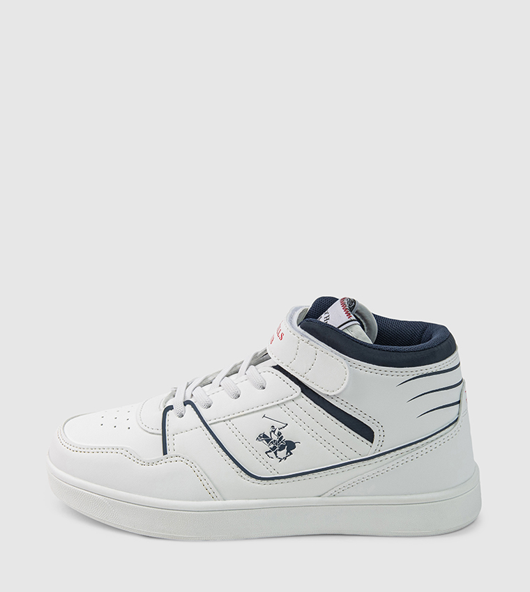 Contrast Trim Velcro Sneakers