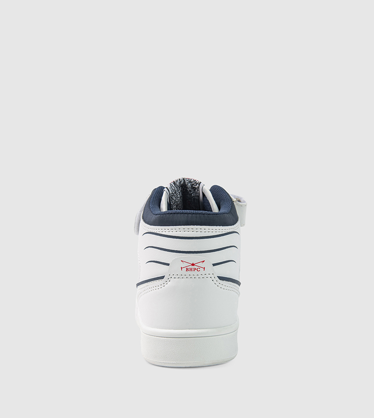 Contrast Trim Velcro Sneakers
