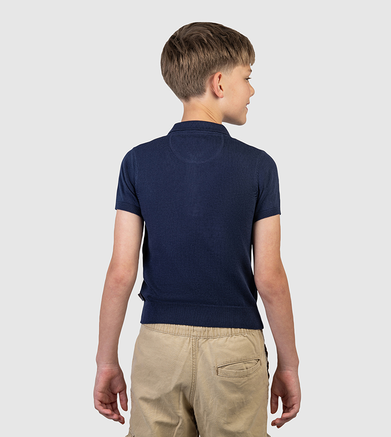 Logo Embroidered Short Sleeves Polo T-Shirt