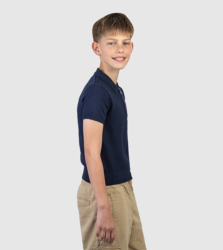 Logo Embroidered Short Sleeves Polo T-Shirt