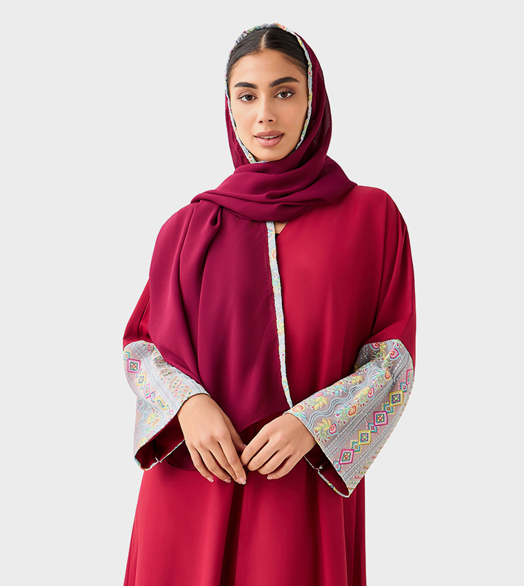 HM  Abayas - Red Abayas