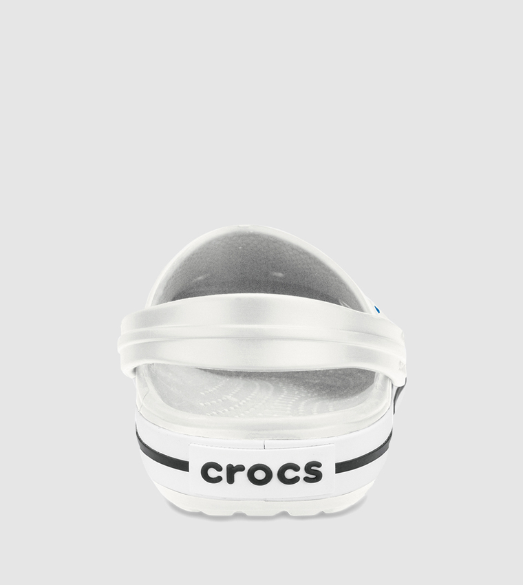 صندل بقصّة مفتوحة مع حزام من الخلف للإغلاق لون أبيض