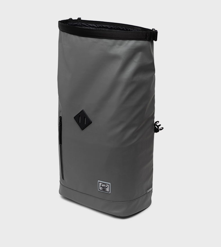 Roll Top Logo Badge Backpack