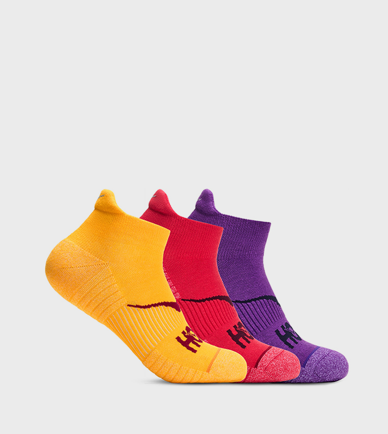  3-Pack Logo Detail Ankle Socks