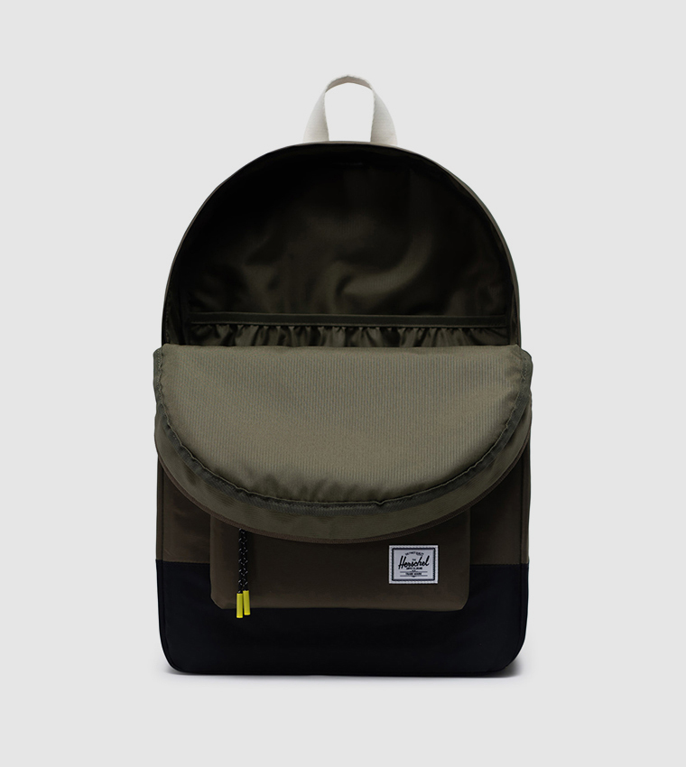 Heritage Color Block Front Pocket Backpack