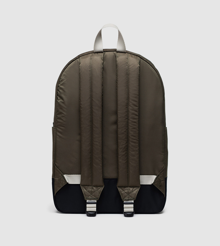 Heritage Color Block Front Pocket Backpack
