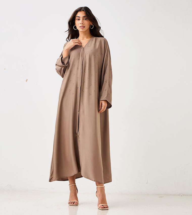 HM  Abayas - Beige Abayas