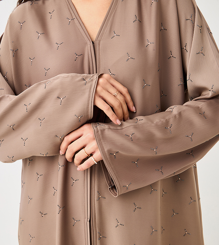 HM  Abayas - Beige Abayas