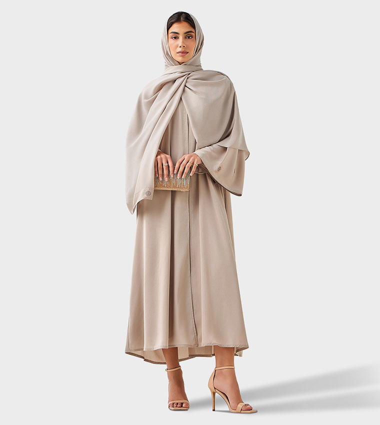 HM  Abayas - Beige Abayas