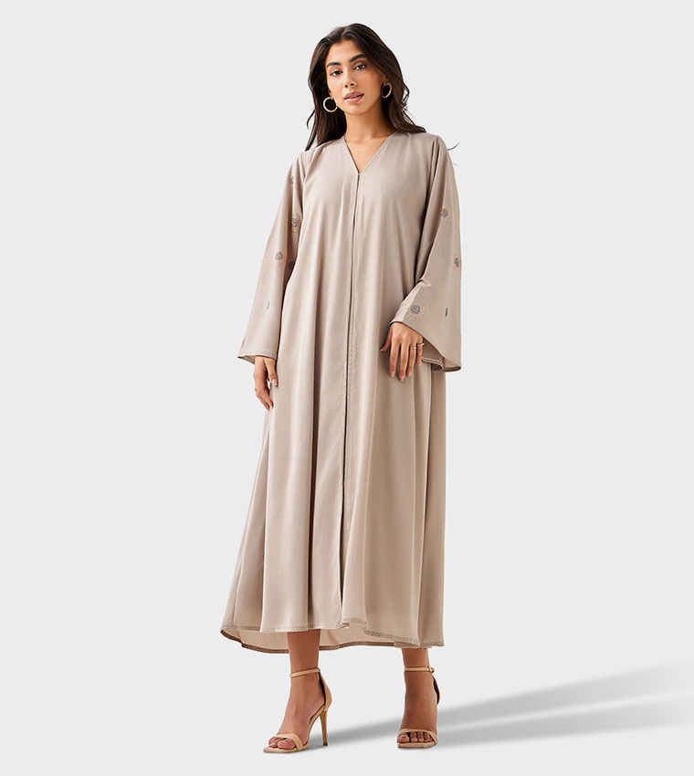 HM  Abayas - Beige Abayas