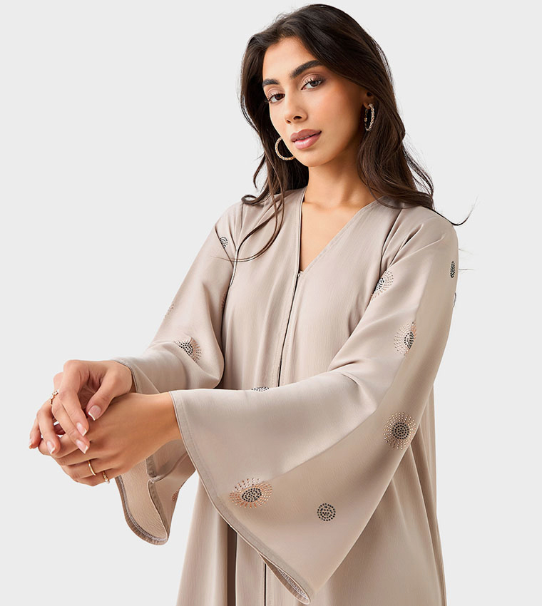 HM  Abayas - Beige Abayas