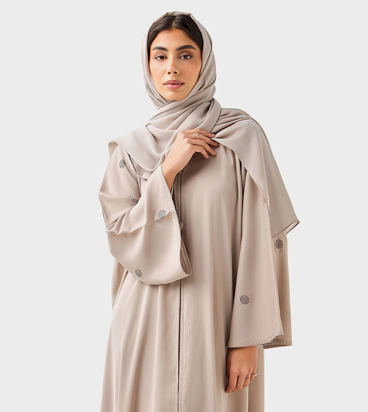 HM  Abayas - Beige Abayas