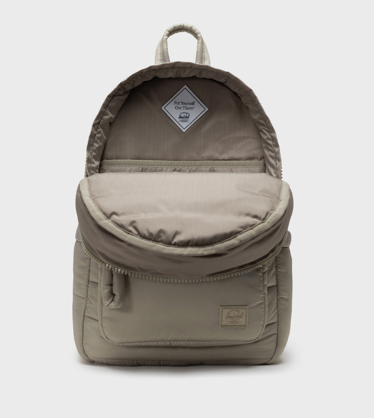 Logo Label Puffer Backpack
