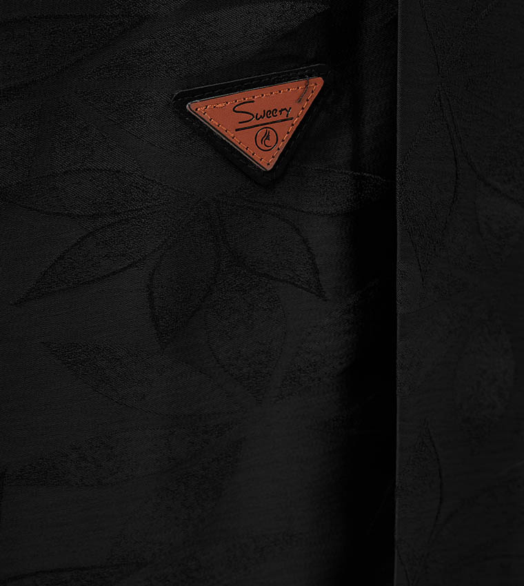 Jacquard Long Sleeves Abaya