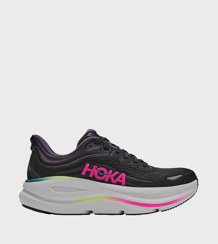BONDI 9 Logo Detail Lace-Up Walking Shoes
