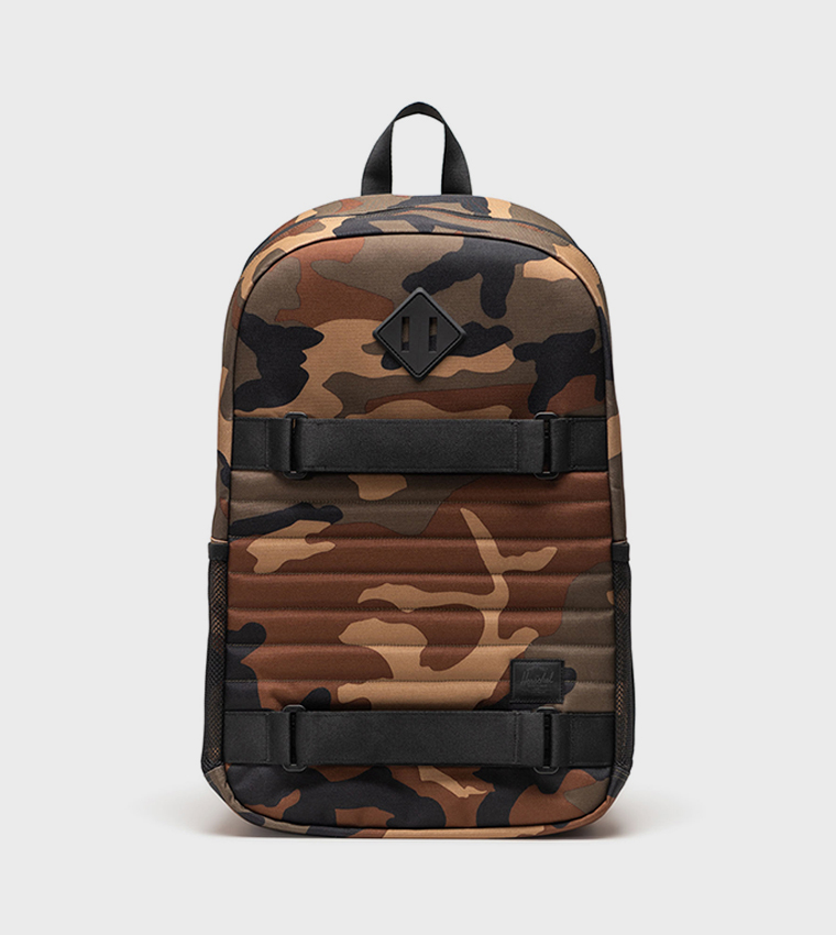 FLEET SKATE Camouflage Quilted Backpack