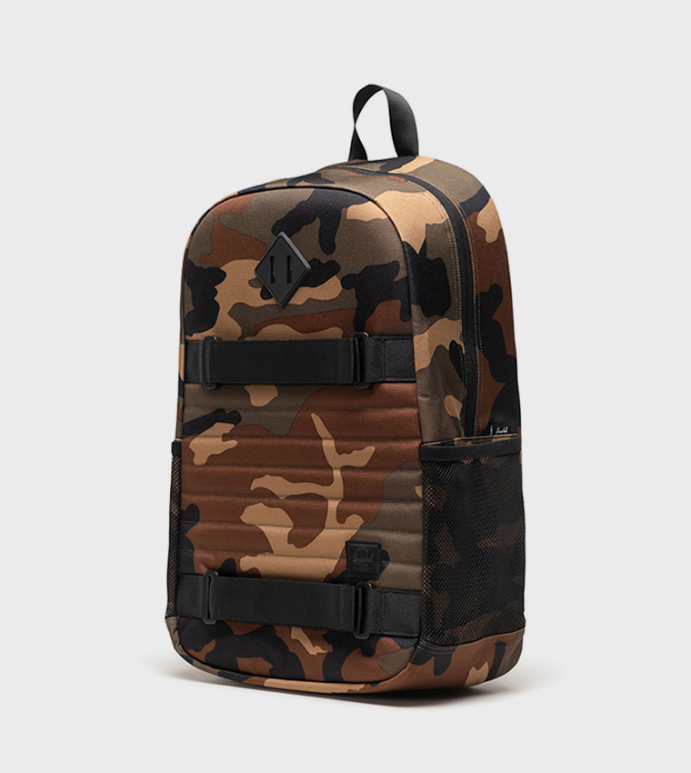 FLEET SKATE Camouflage Quilted Backpack