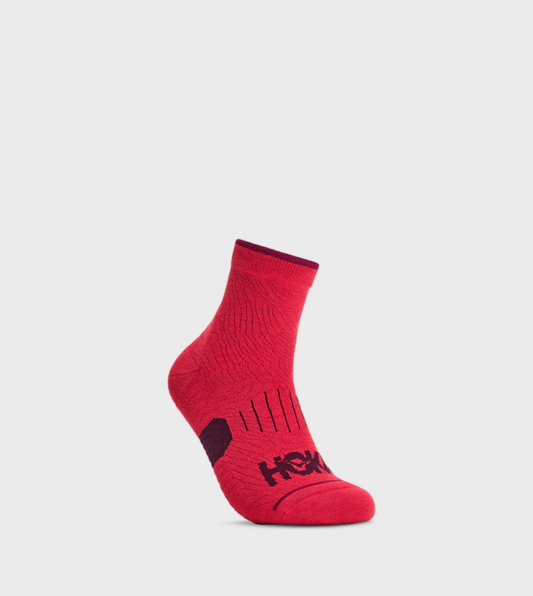 QUARTER 3-Pack Logo Detail Ankle Socks