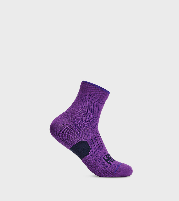 QUARTER 3-Pack Logo Detail Ankle Socks