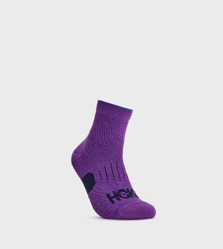 QUARTER 3-Pack Logo Detail Ankle Socks