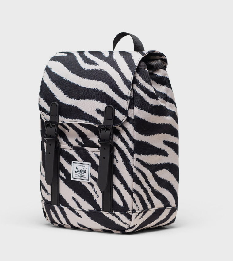 Retreat™ Zebra Patterned Buckle Mini Backpack