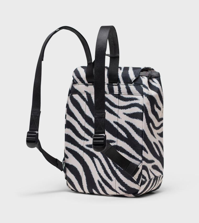Retreat™ Zebra Patterned Buckle Mini Backpack