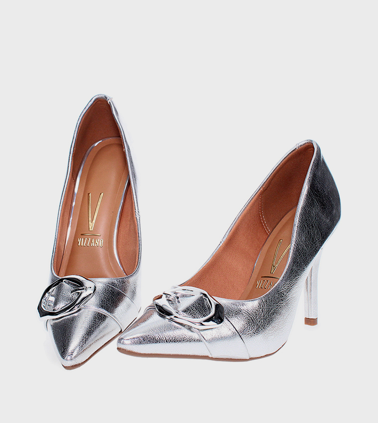 JAMIYA Buckle Detail Pumps