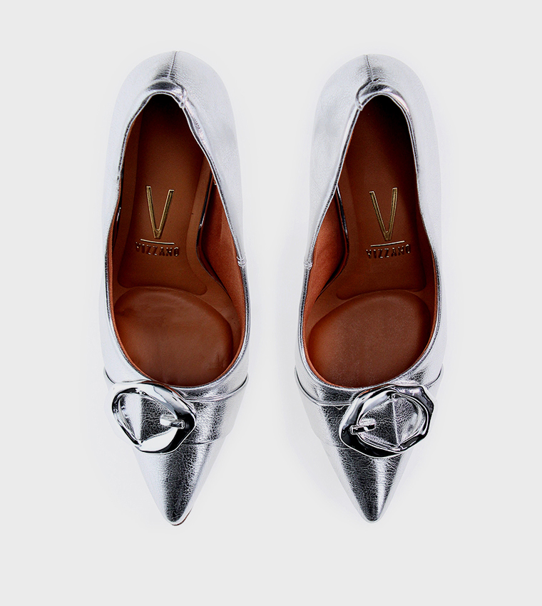 JAMIYA Buckle Detail Pumps