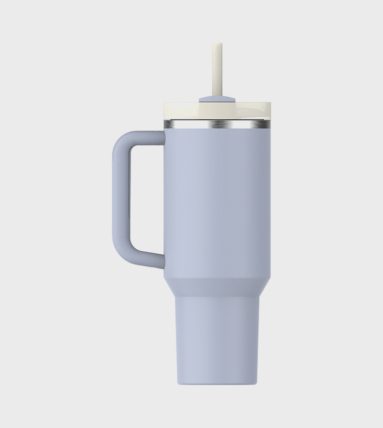 كوب شرب مع ماصة بطبعة الشعار إصدار 2.0 سعة 1.18 لتر