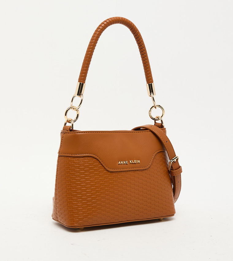 Textured PU Shoulder Bag