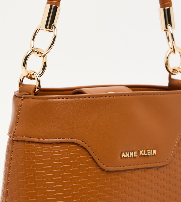Textured PU Shoulder Bag