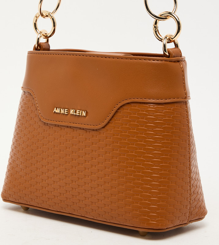 Textured PU Shoulder Bag