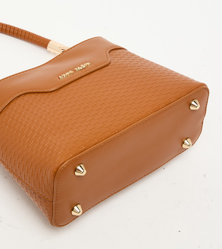 Textured PU Shoulder Bag