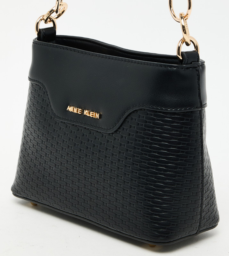 Textured PU Shoulder Bag