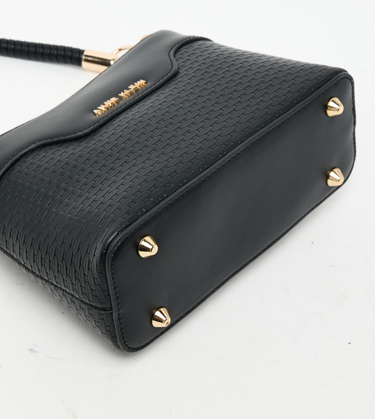 Textured PU Shoulder Bag