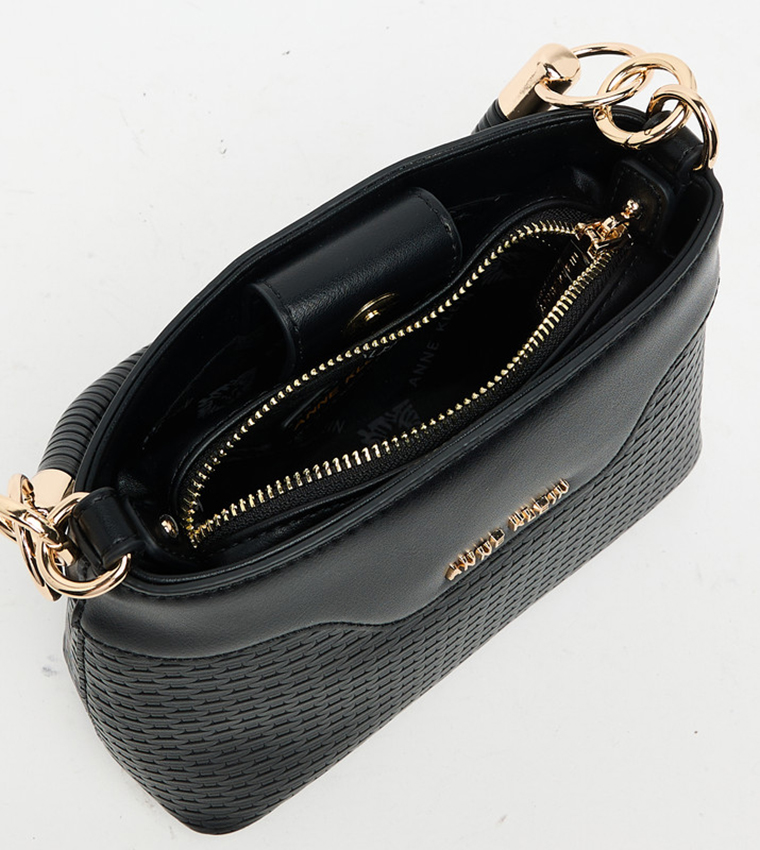 Textured PU Shoulder Bag