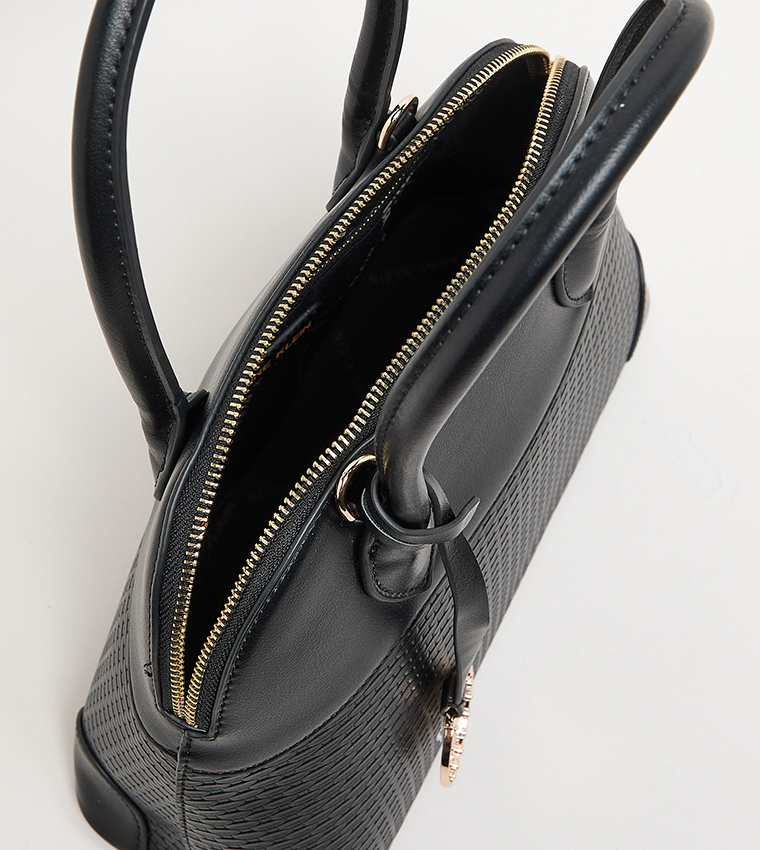 Textured PU Satchel Bag