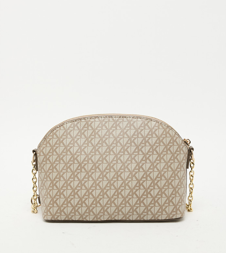 Patterned PU Crossbody Bag