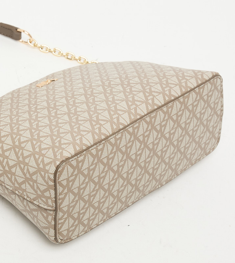 Patterned PU Crossbody Bag